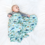 Outdoor Adventure Knit Swaddle Blanket